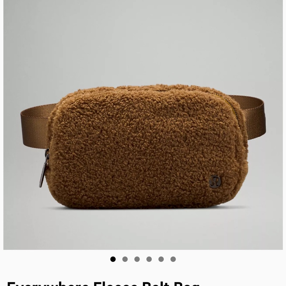 Lululemon Everywhere Fleece Belt Bag - burnt caramel - NWT